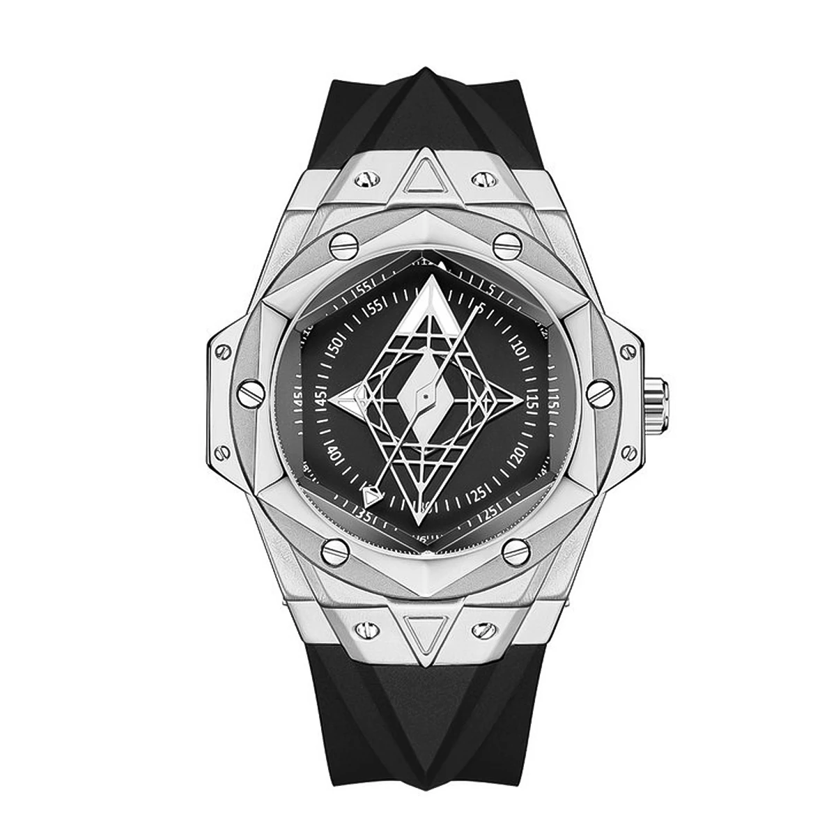 RELOJ RUIMAS SILICONA ESTRELLA PLATEADA RUI-47