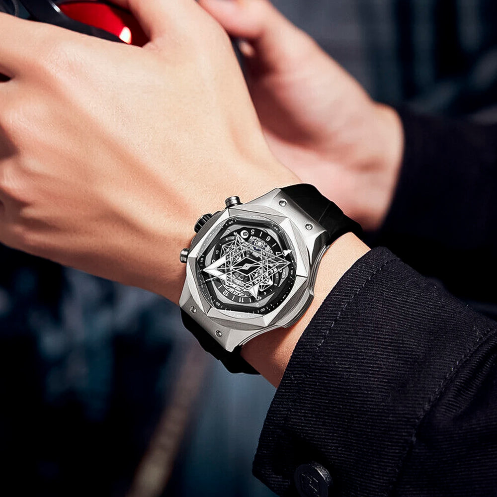 Reloj Ruimas RUI-47 Hombre Estrella Plateado