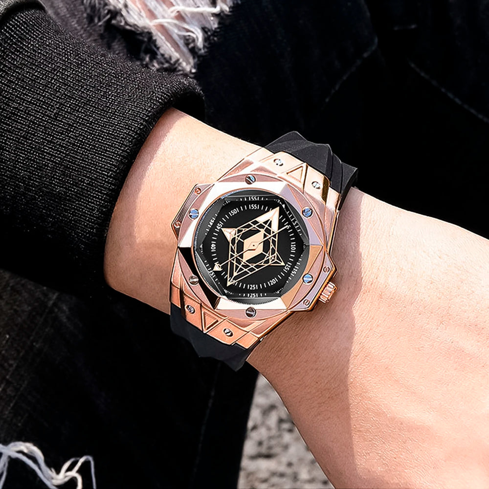 Reloj Ruimas RUI-48 Hombre Estrella Oro Rosa