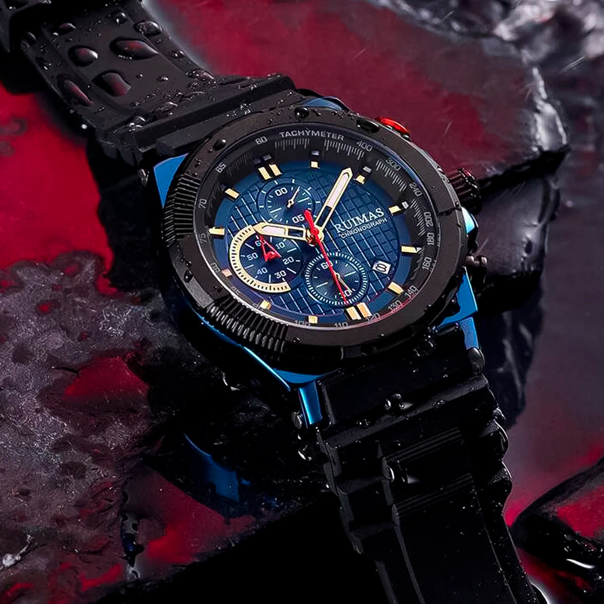 RELOJ RUIMAS SILICON-AZUL RUI-24