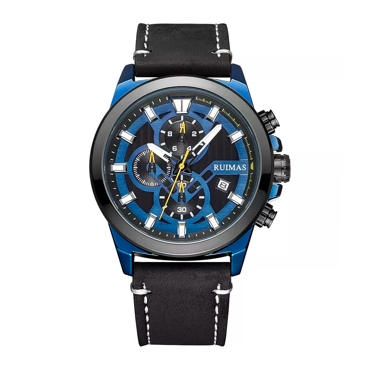 RELOJ RUIMAS CUERO N-AZUL RUI-7