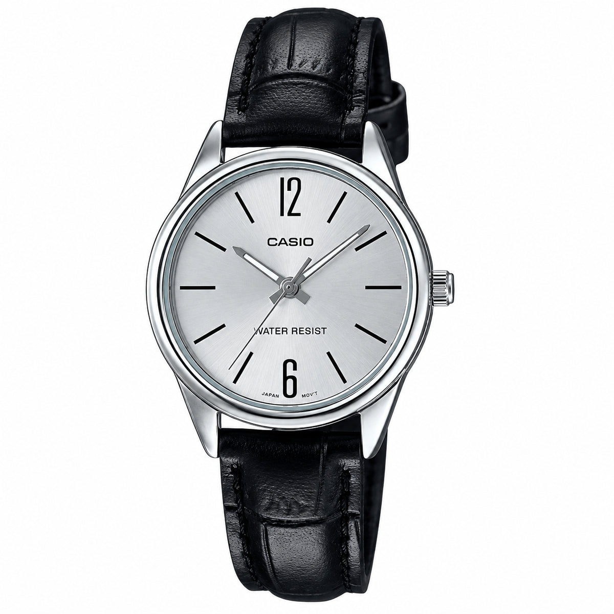 Reloj Casio LTP-V005L-7BU Mujer Cuero Negro | CAS-M-167