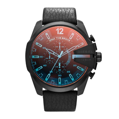 Reloj Diesel Mega Chief DZ4323 Hombre Cuero Negro | DIE-13