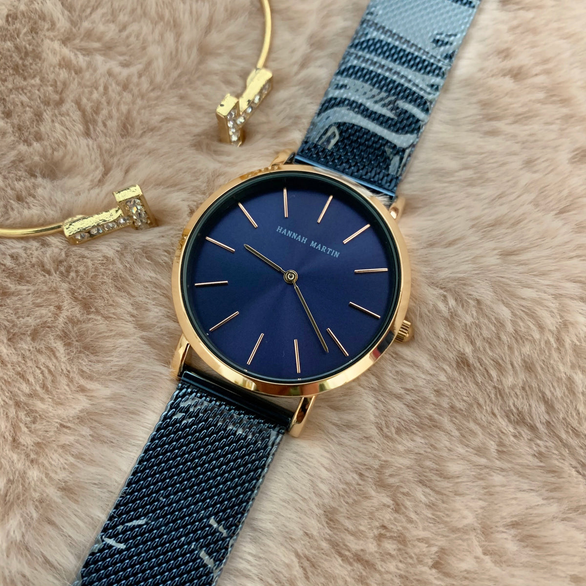 Reloj Hannah Martin HAN-M-4 Mujer Acero Azul