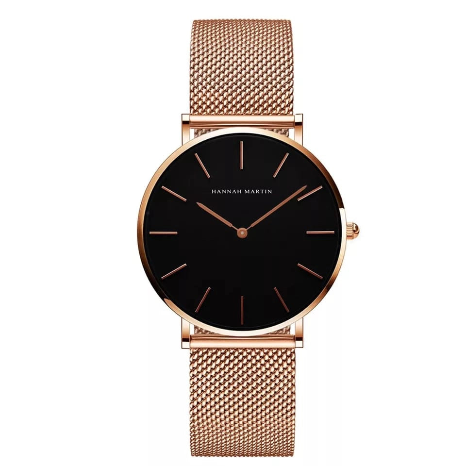 Reloj Hannah Martin Mujer Acero Oro Rosa | HAN-M-2