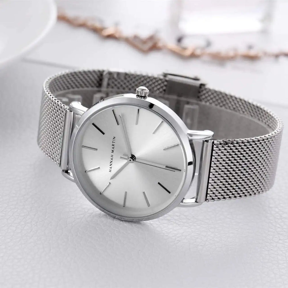 Reloj Hannah Martin Mujer Acero Plateado | HAN-M-5