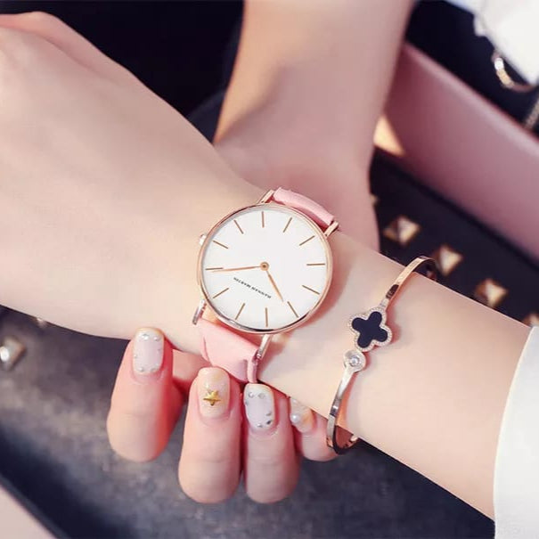 Reloj Hannah Martin HAN-M-14 Mujer Cuero Rosa