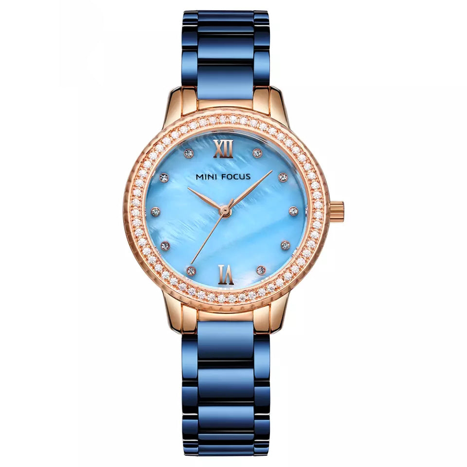 Reloj Minifocus MIN-M-3 Mujer Acero Azul