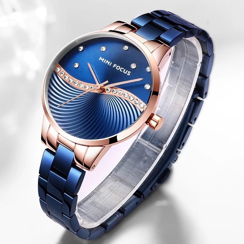 Reloj Minifocus MIN-M-4 Mujer Acero Azul