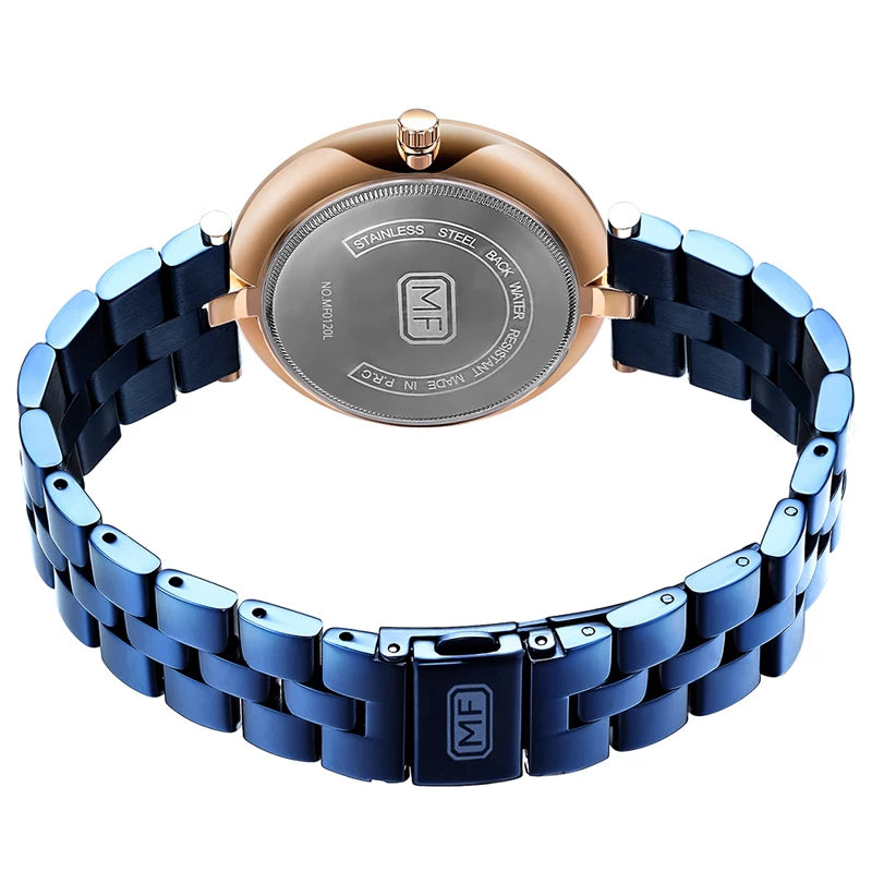 RELOJ MINIFOCUS ACERO AZUL MIN-M-12