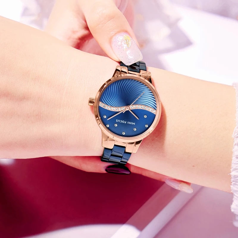 Reloj Minifocus MIN-M-4 Mujer Acero Azul