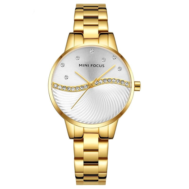 Reloj Minifocus MIN-M-6 Mujer Acero Dorado