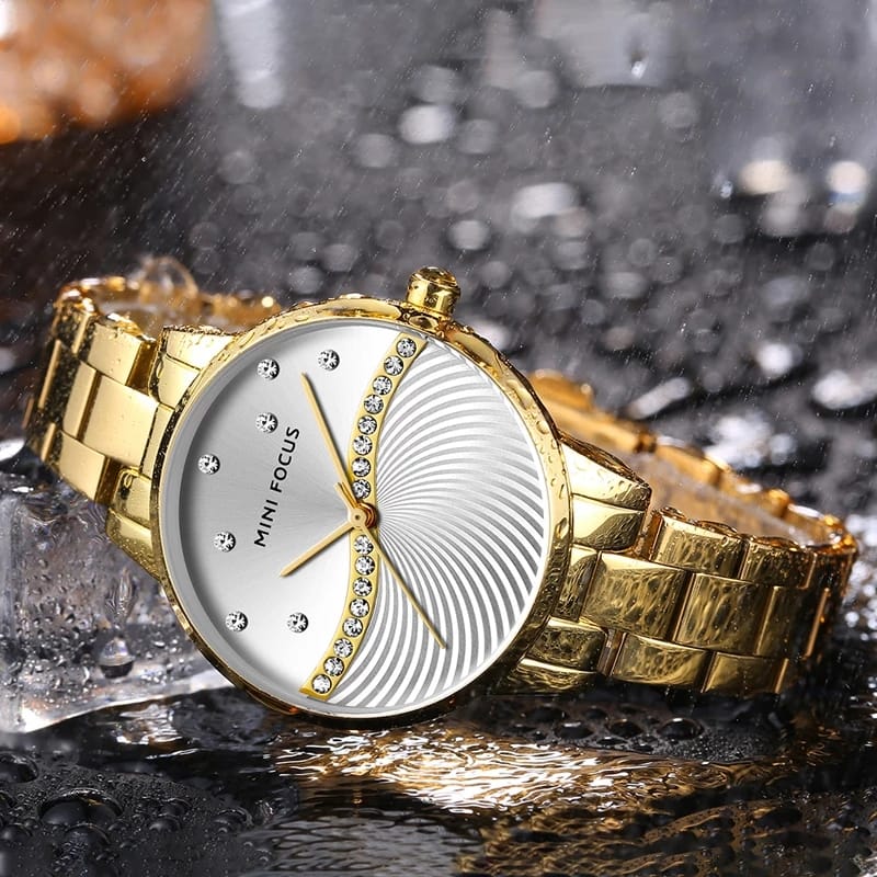 Reloj Minifocus Mujer Acero Dorado | MIN-M-6