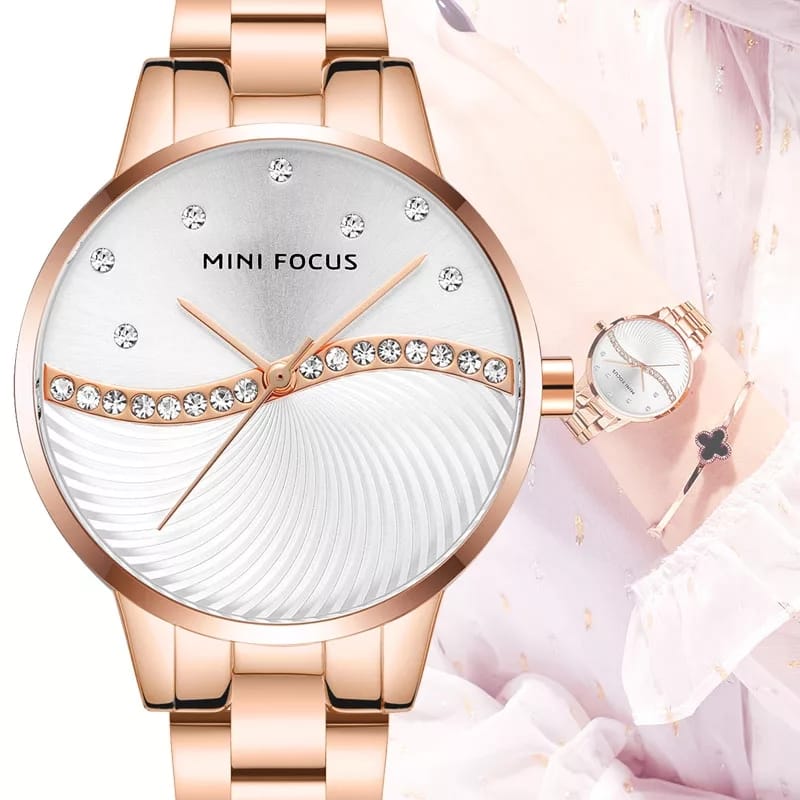 RELOJ MINIFOCUS ORO ROSA CIRCÓN MIN-M-8