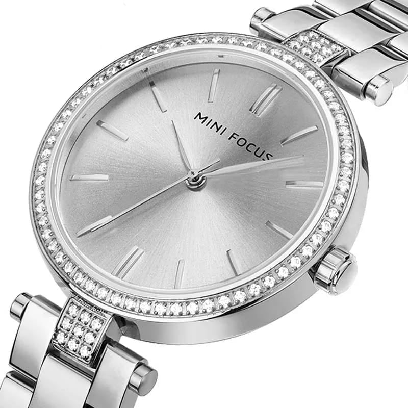Reloj Minifocus MIN-M-2 Mujer Acero Plateado