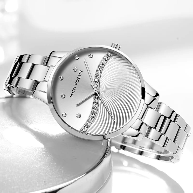 Reloj Minifocus Mujer Acero Plateado | MIN-M-7