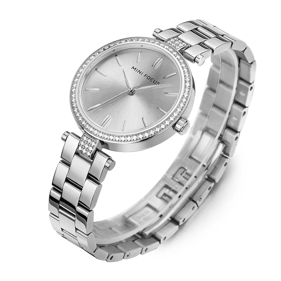Reloj Minifocus MIN-M-2 Mujer Acero Plateado