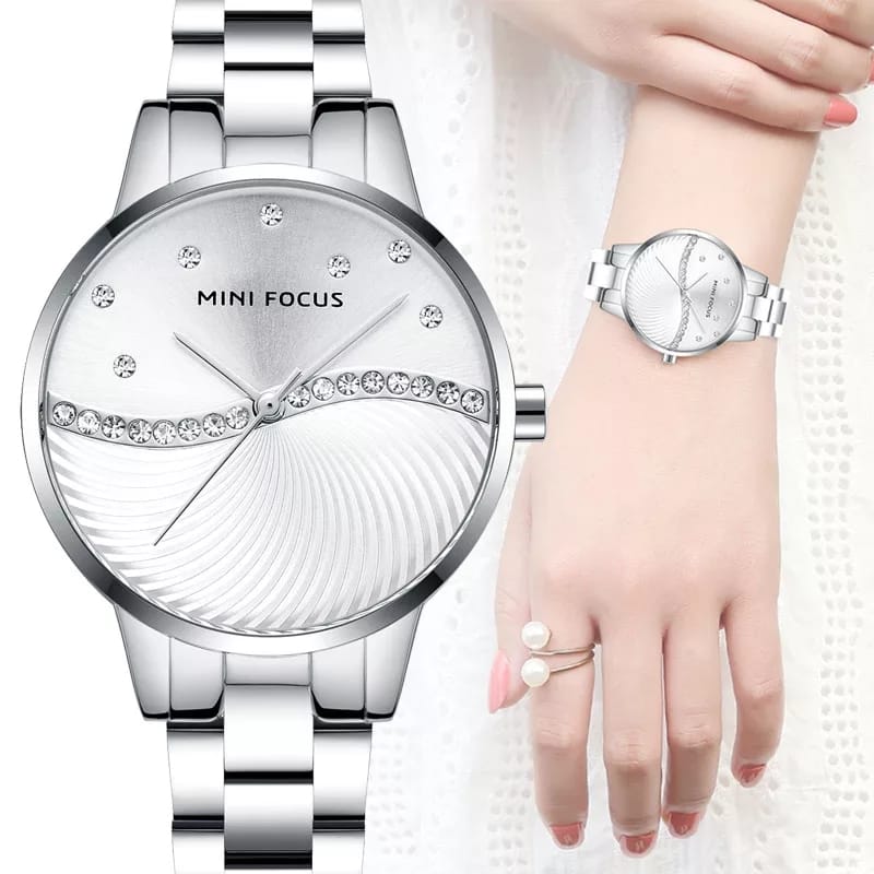 Reloj Minifocus MIN-M-7 Mujer Acero Plateado