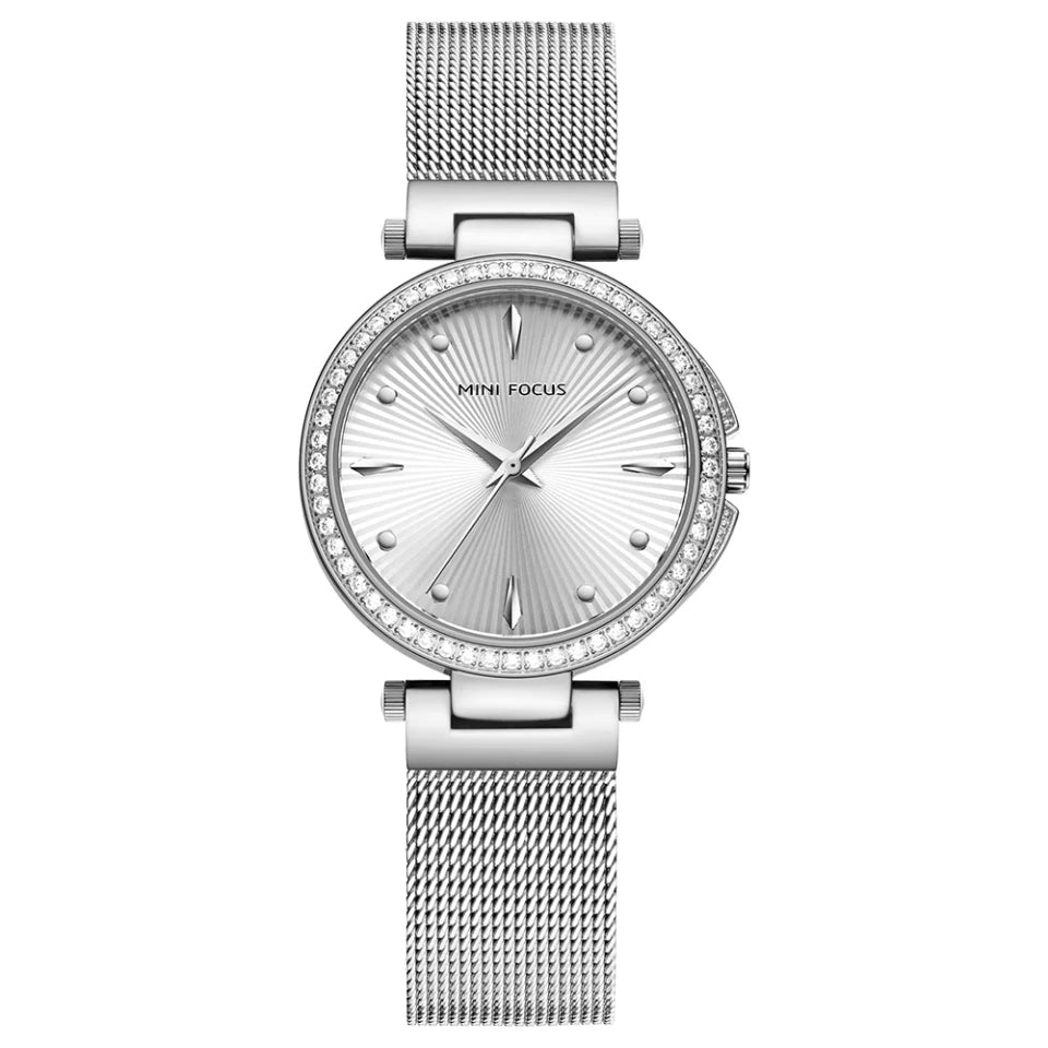 Reloj Minifocus MIN-M-18 Mujer Acero Plateado