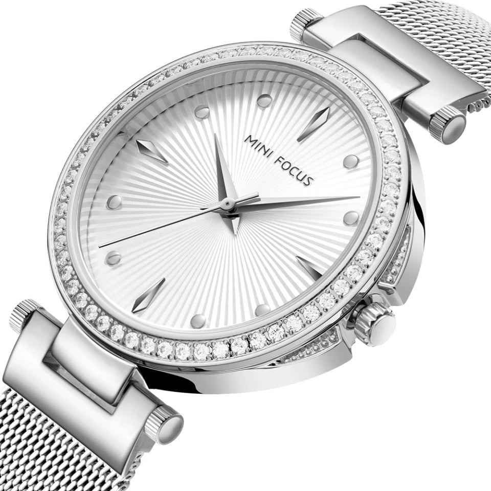 Reloj Minifocus MIN-M-18 Mujer Acero Plateado