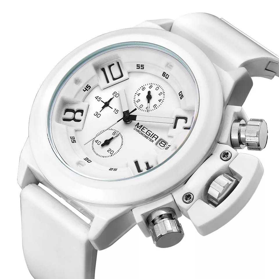 RELOJ MEGIR SILICONA BLANCO ANCLA-MEG-17