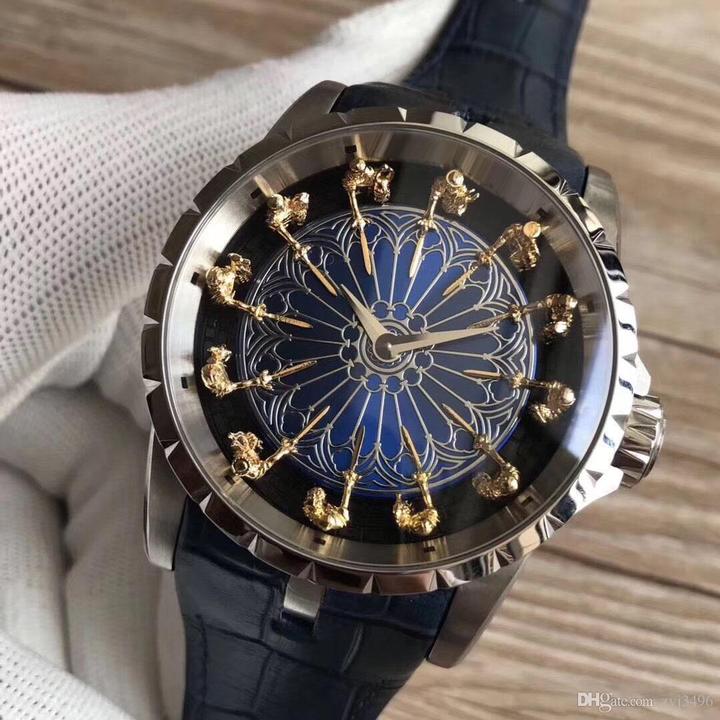 RELOJ ONOLA CUERO N-AZUL ONO-22