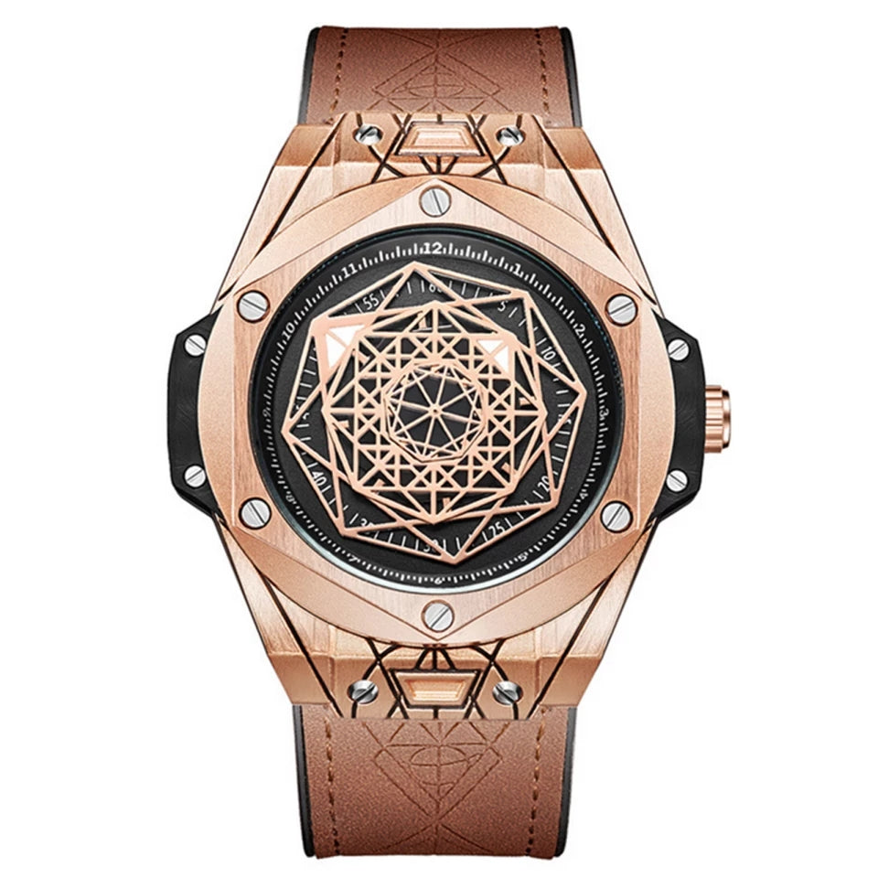 RELOJ ONOLA CUERO ESTRELLA ROSE ONO-17