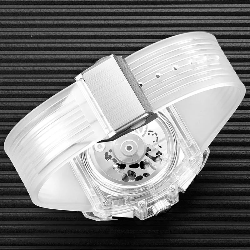 RELOJ ONOLA BLANCO TRANSPARENTE ONO-10