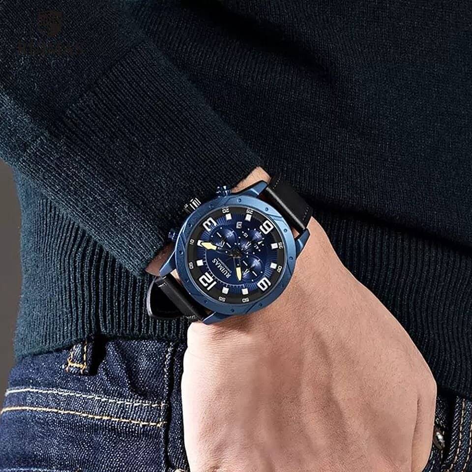 Reloj Ruimas RUI-2 Hombre Cuero Azul