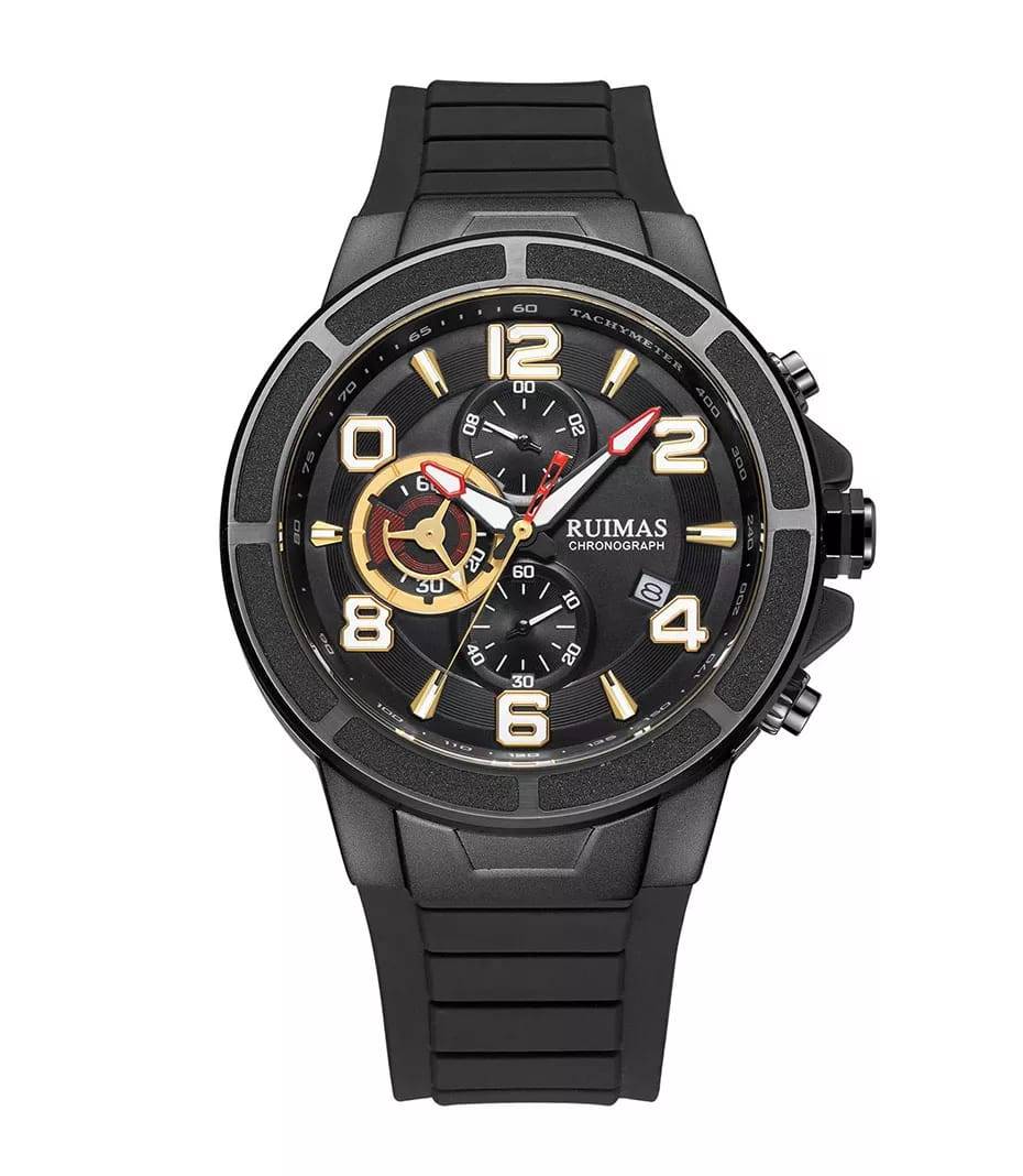 RELOJ RUIMAS SILICONA NEGRO RUI-15