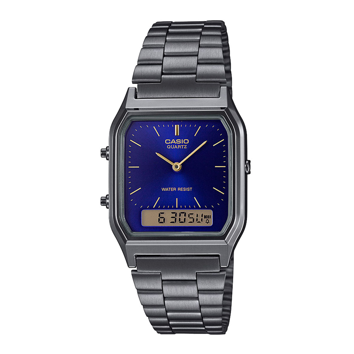 RELOJ CASIO GRIS-AZUL AQ-230GG-2A DF CAS-7