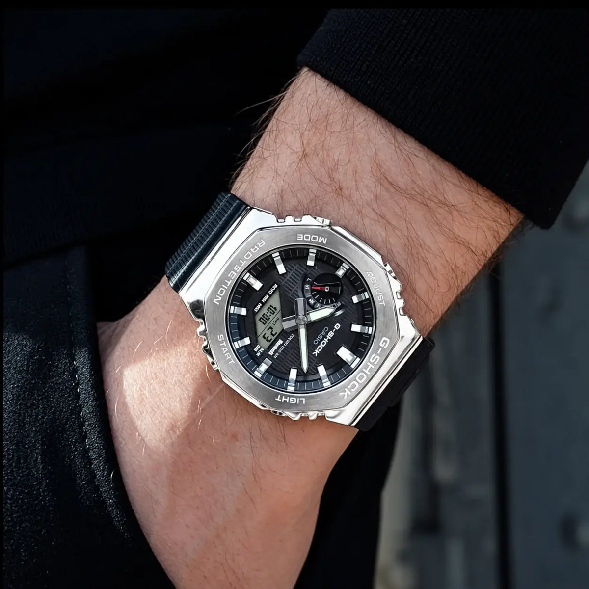 Reloj Casio G-SHOCK GBM-2100A-1A Hombre Acero y Resina | G-SK-237