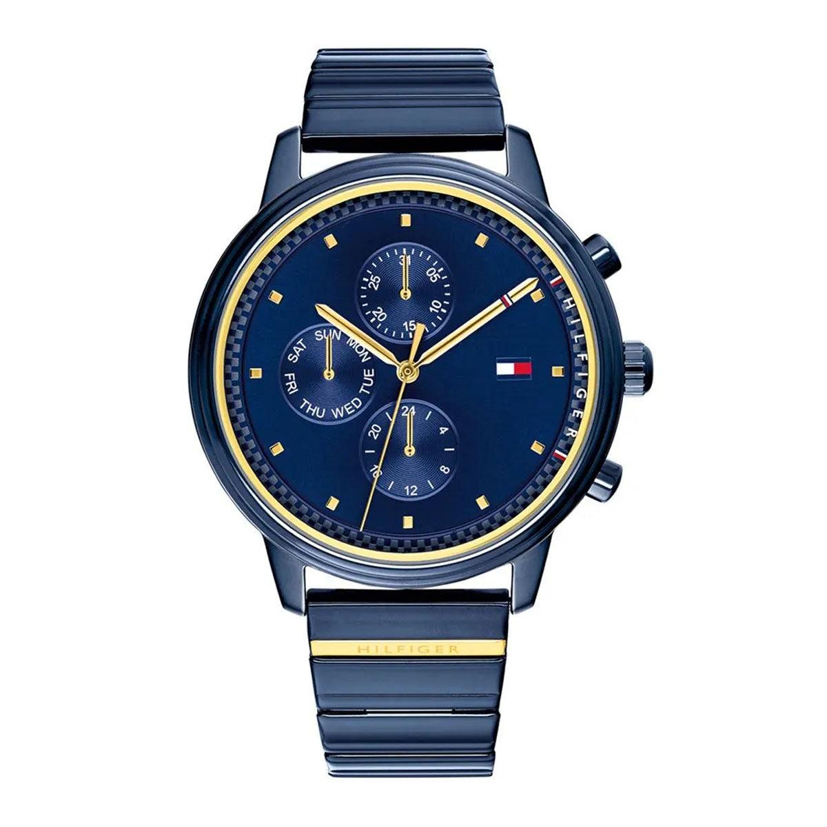 RELOJ TOMMY HILFIGER ACERO AZUL CON DORADO 1781893 TOMF-M-4