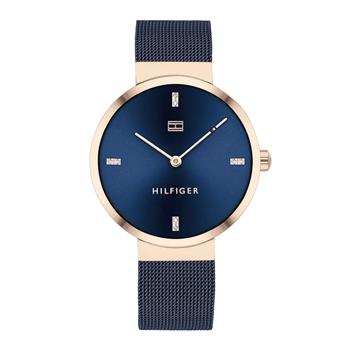 RELOJ TOMMY HILFIGER ACERO ORO ROSA CON AZUL 1782219 TOMF-M-3