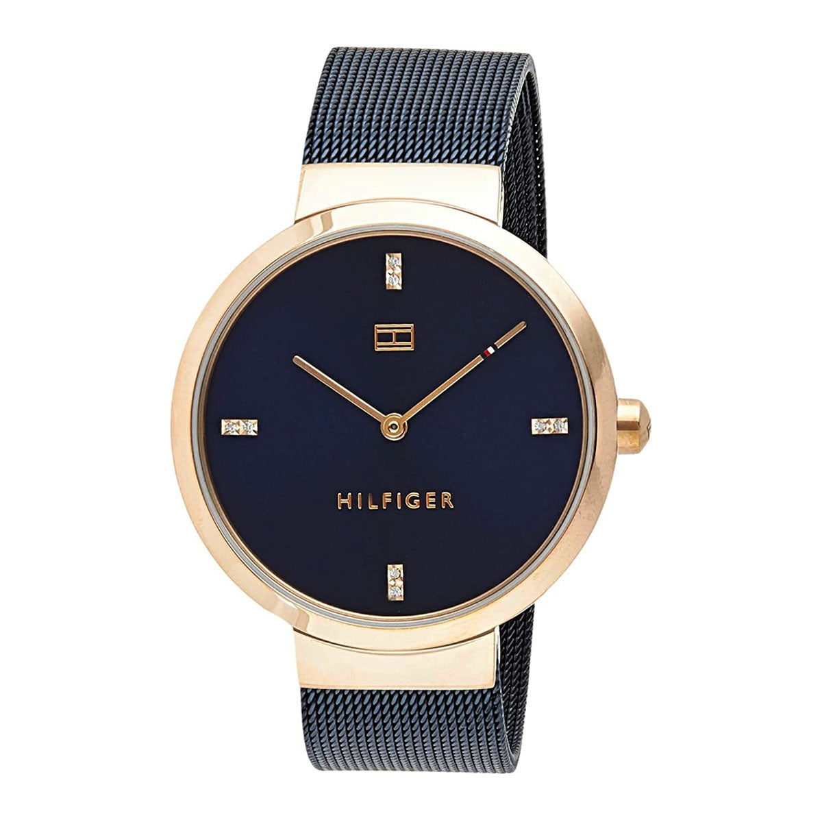 RELOJ TOMMY HILFIGER ACERO ORO ROSA CON AZUL 1782219 TOMF-M-3