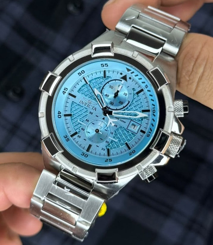 Reloj Invicta Aviator 49252 Hombre Acero Plateado | INV-481