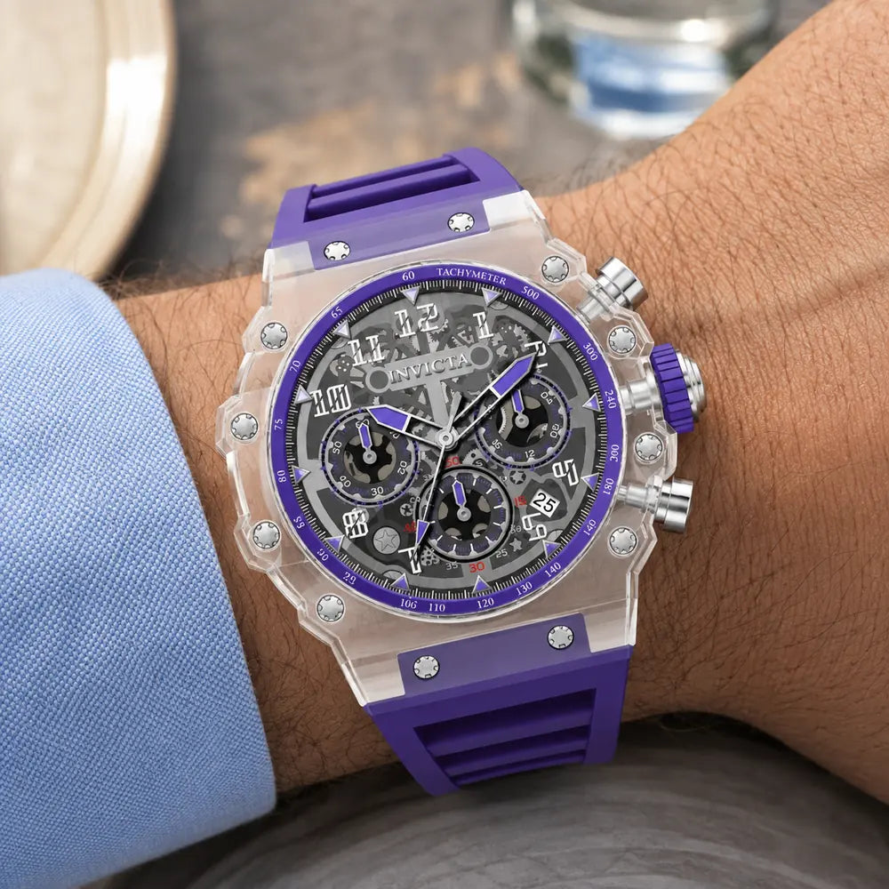 Reloj Invicta Racing 69683 Hombre Silicona Morado | INV-536