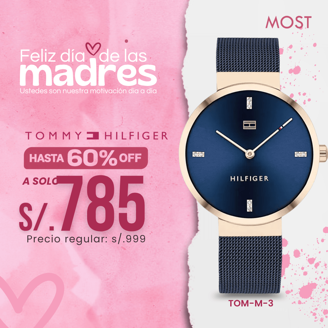 Reloj Tommy Hilfiger 1782219 Mujer Acero Azul