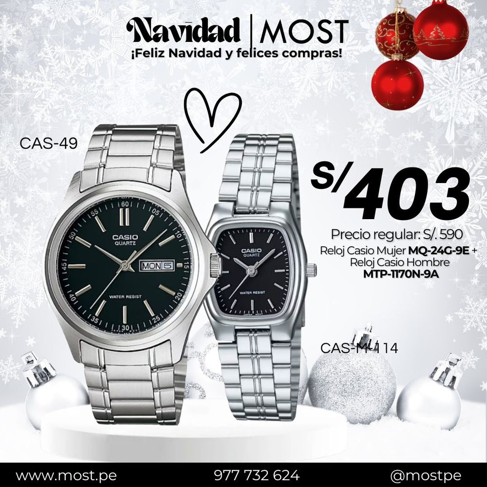 Relojes para Pareja: Casio MTP-1239D-1AD y LA670WD-1DF