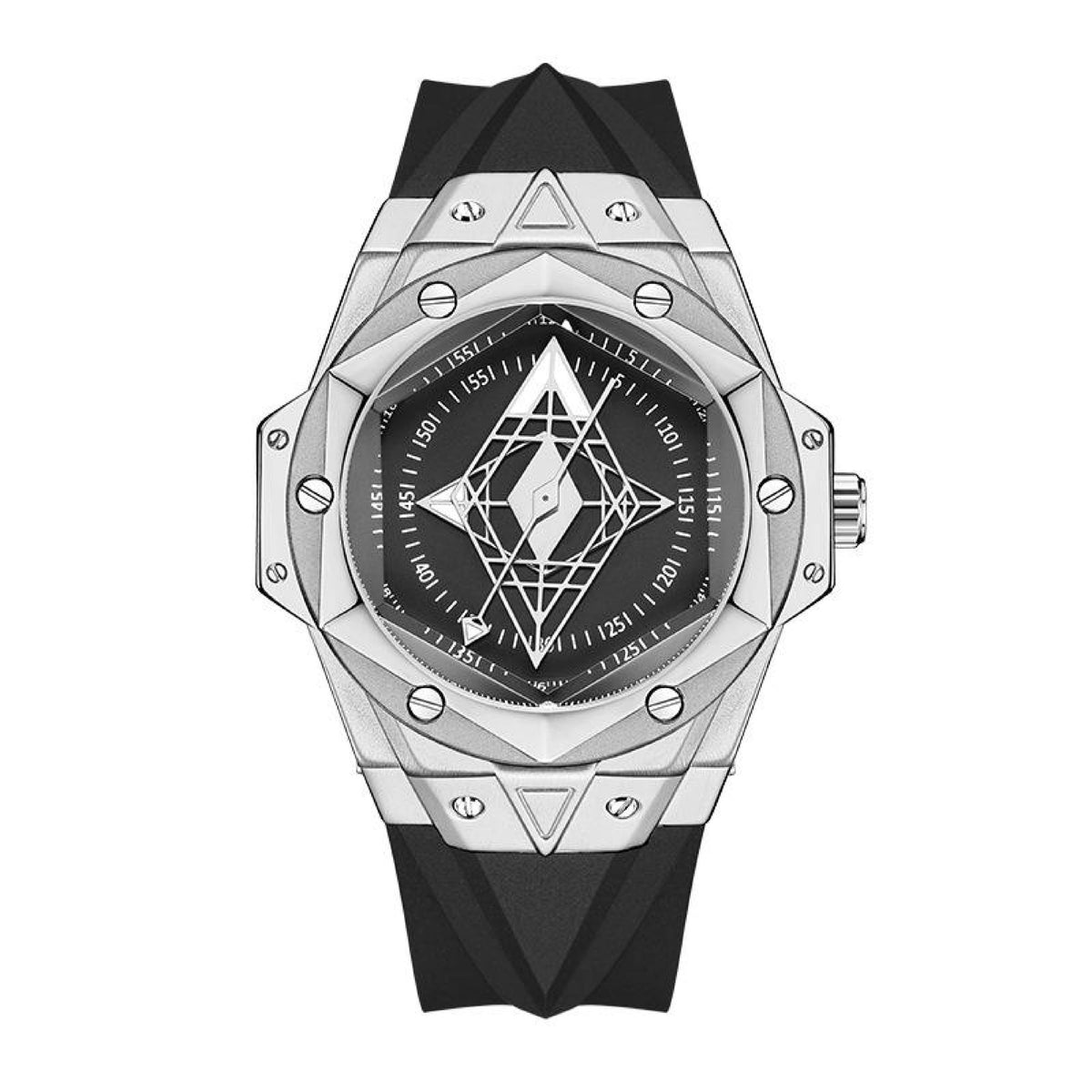 RELOJ RUIMAS SILICONA ESTRELLA PLATEADA RUI-47