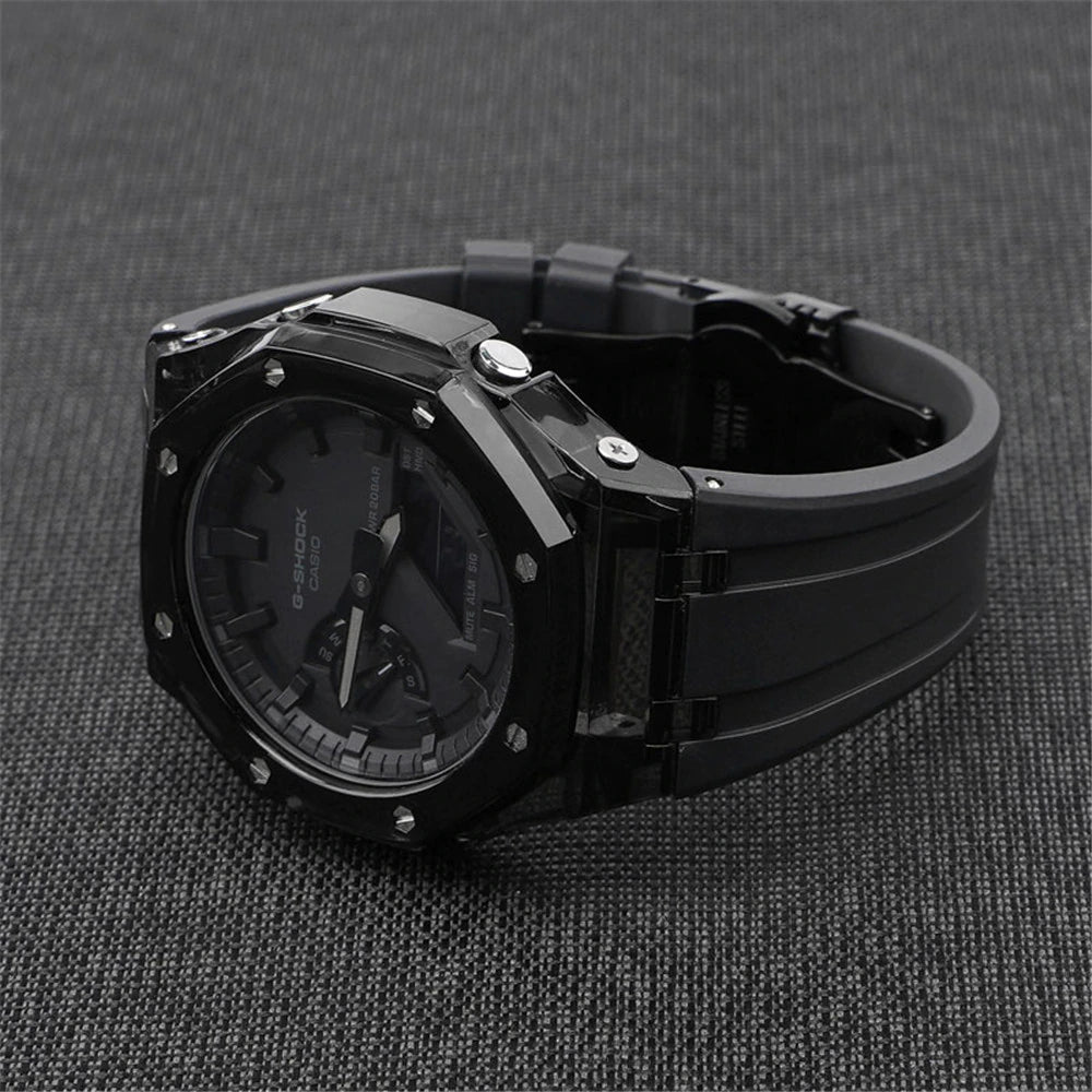 RELOJ G-SHOCK OCTAGONAL NEGRO G-S-164