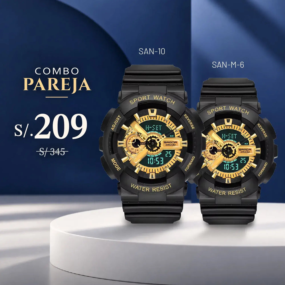 Relojes para Pareja: Sanda SAN-10 y SAN-M-6