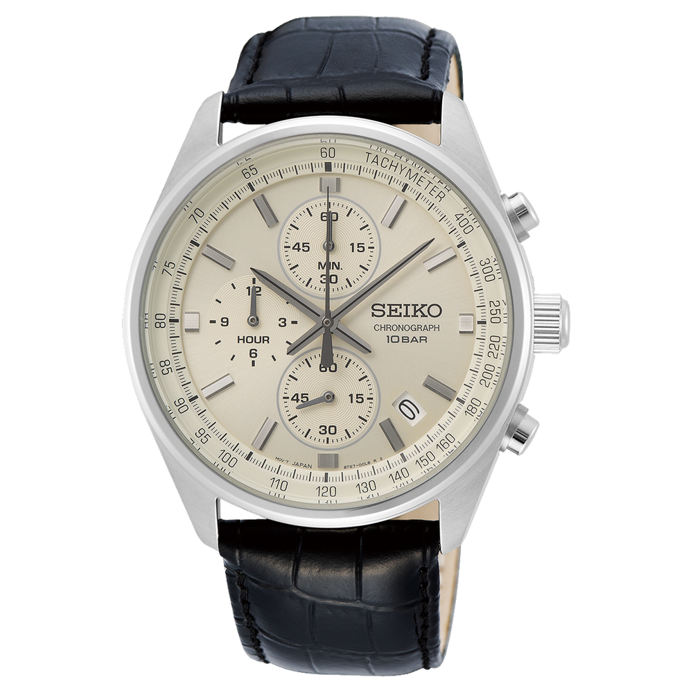 Reloj Seiko SSB383 Hombre Cronógrafo Champagne | SEI-44
