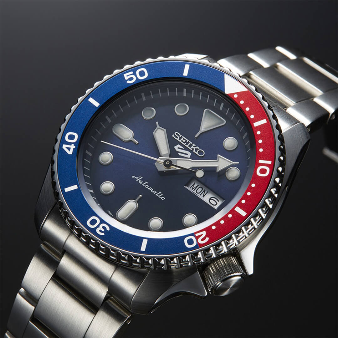 Reloj Seiko 5 Sports SRPD53 Hombre Automático Pepsi | SEI-4
