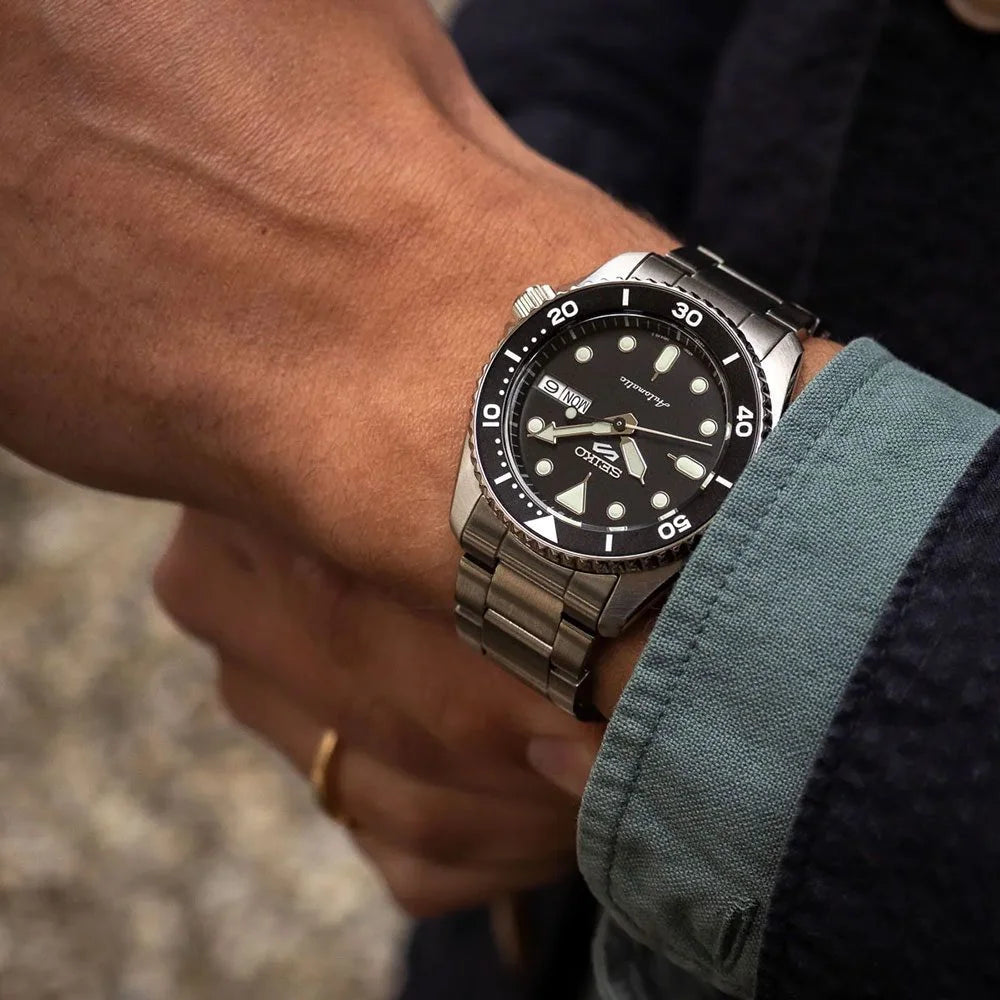 Reloj Seiko 5 Sports SRPK29K1 Hombre Negro | SEI-47