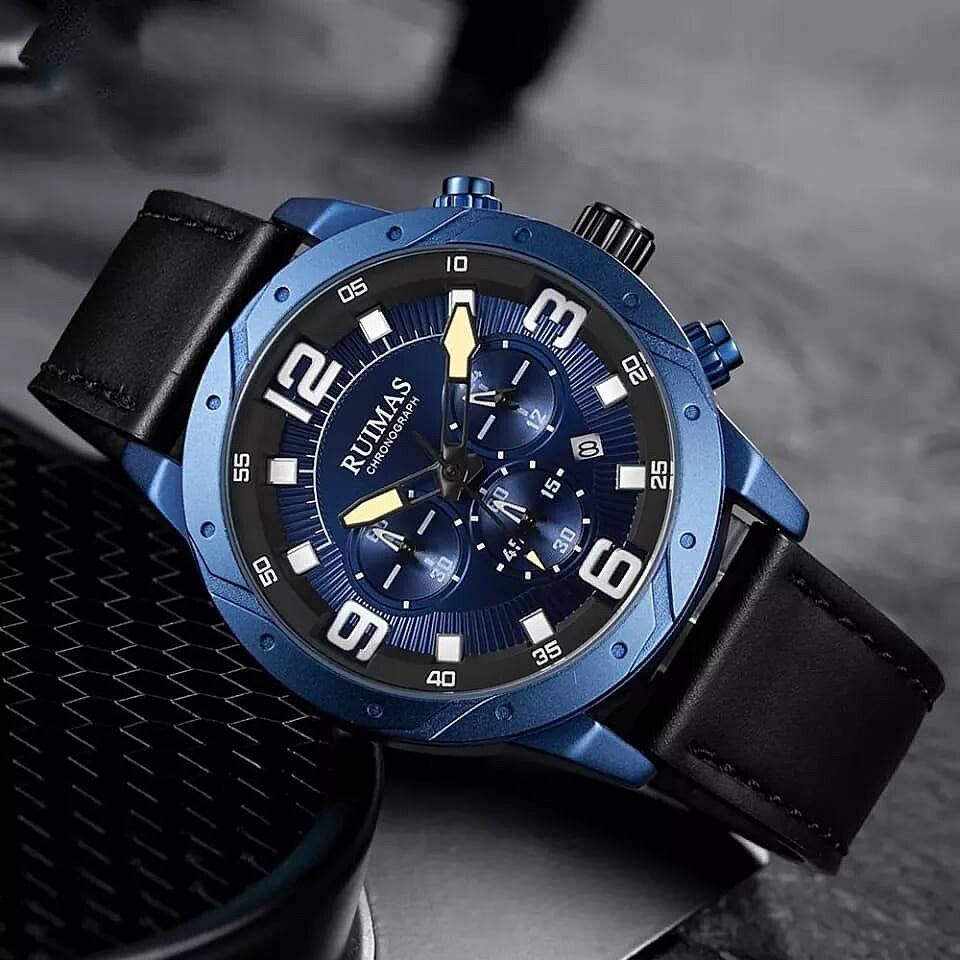 RELOJ RUIMAS CUERO AZUL RUI-2