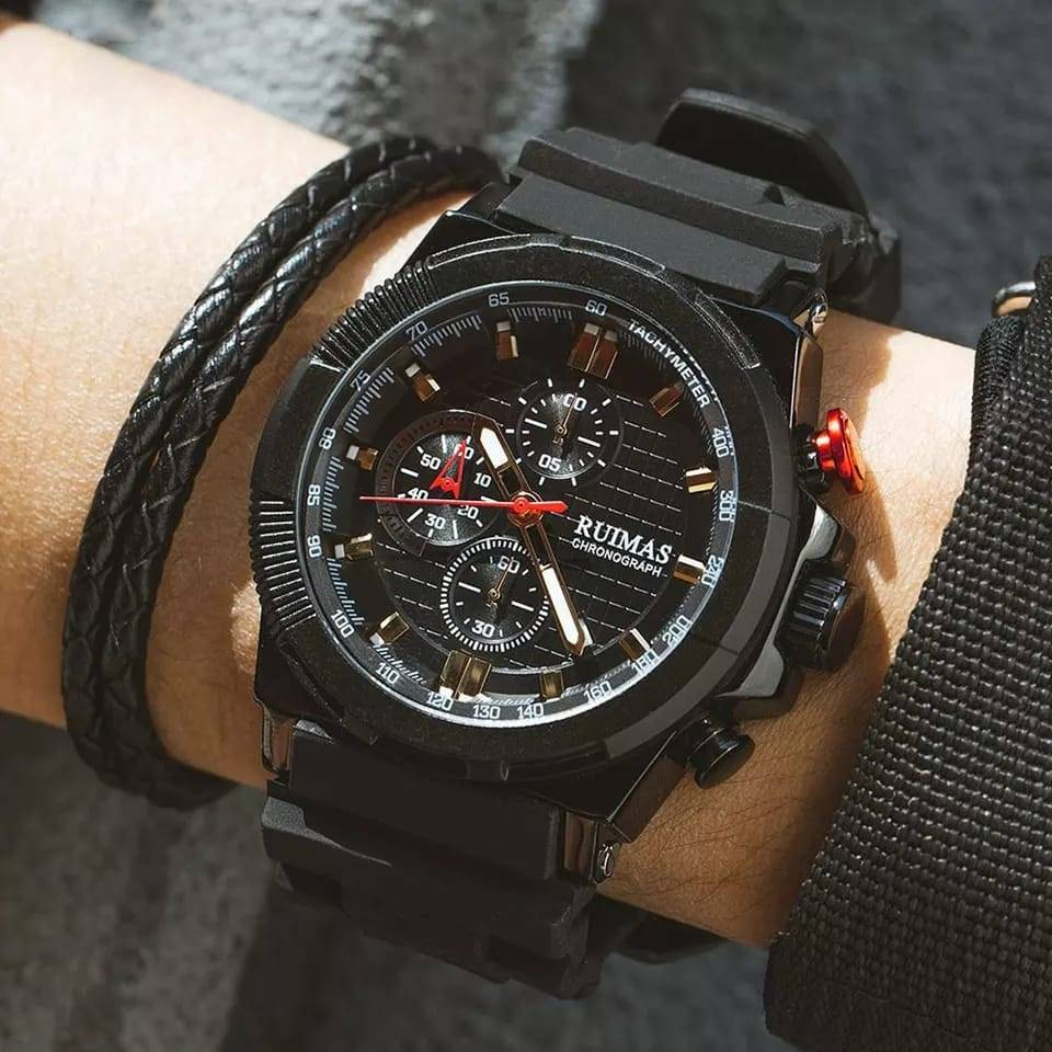 RELOJ RUIMAS SILICON NEGRO RUI-25