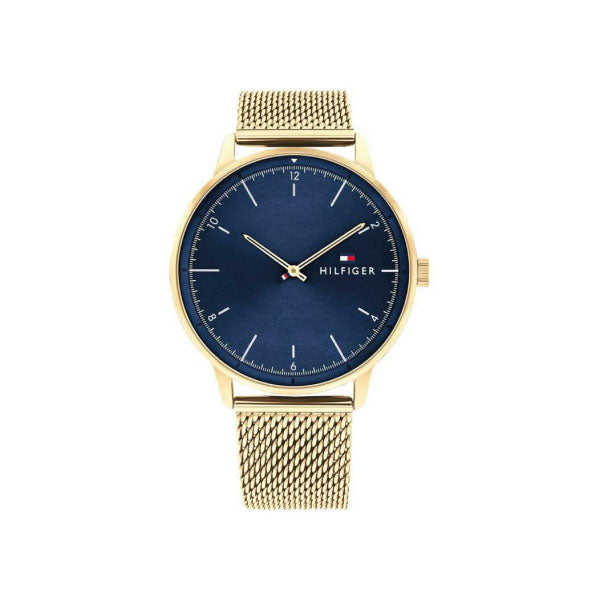 RELOJ TOMMY HILFIGER AZUL CON DORADO 1791877 TOMF-28