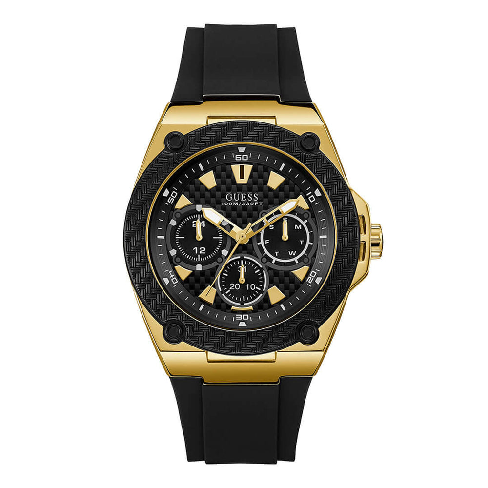 Reloj Guess U1049G5 Hombre Negro y Dorado