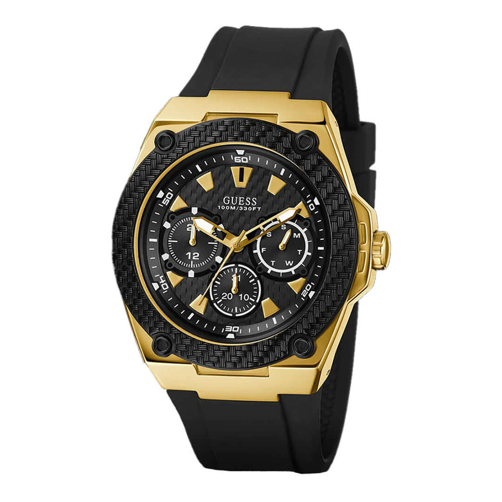 Reloj Guess U1049G5 Hombre Negro y Dorado